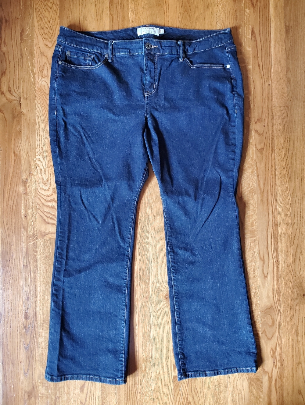 Torrid Blue Bootcut Jeans. Size: 22R.